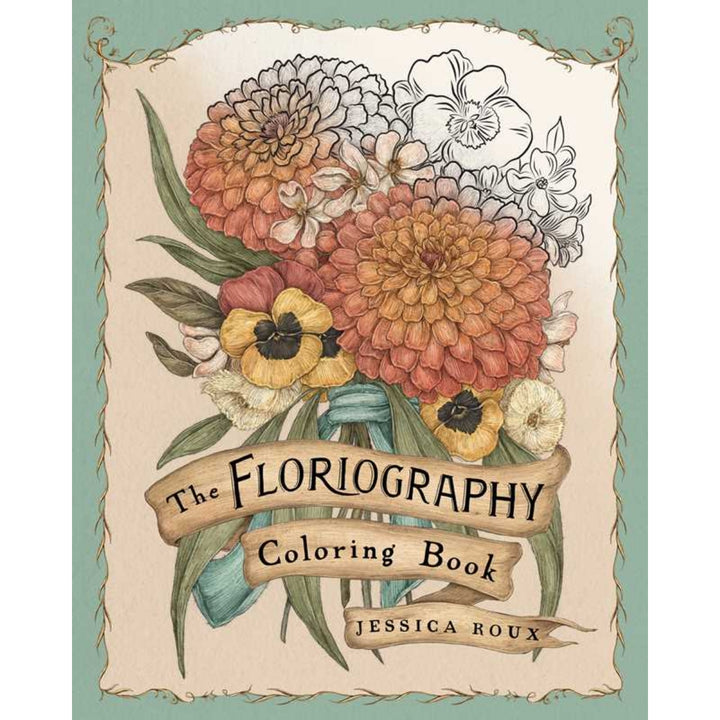 Floriography Coloring Book By Jessica Roux