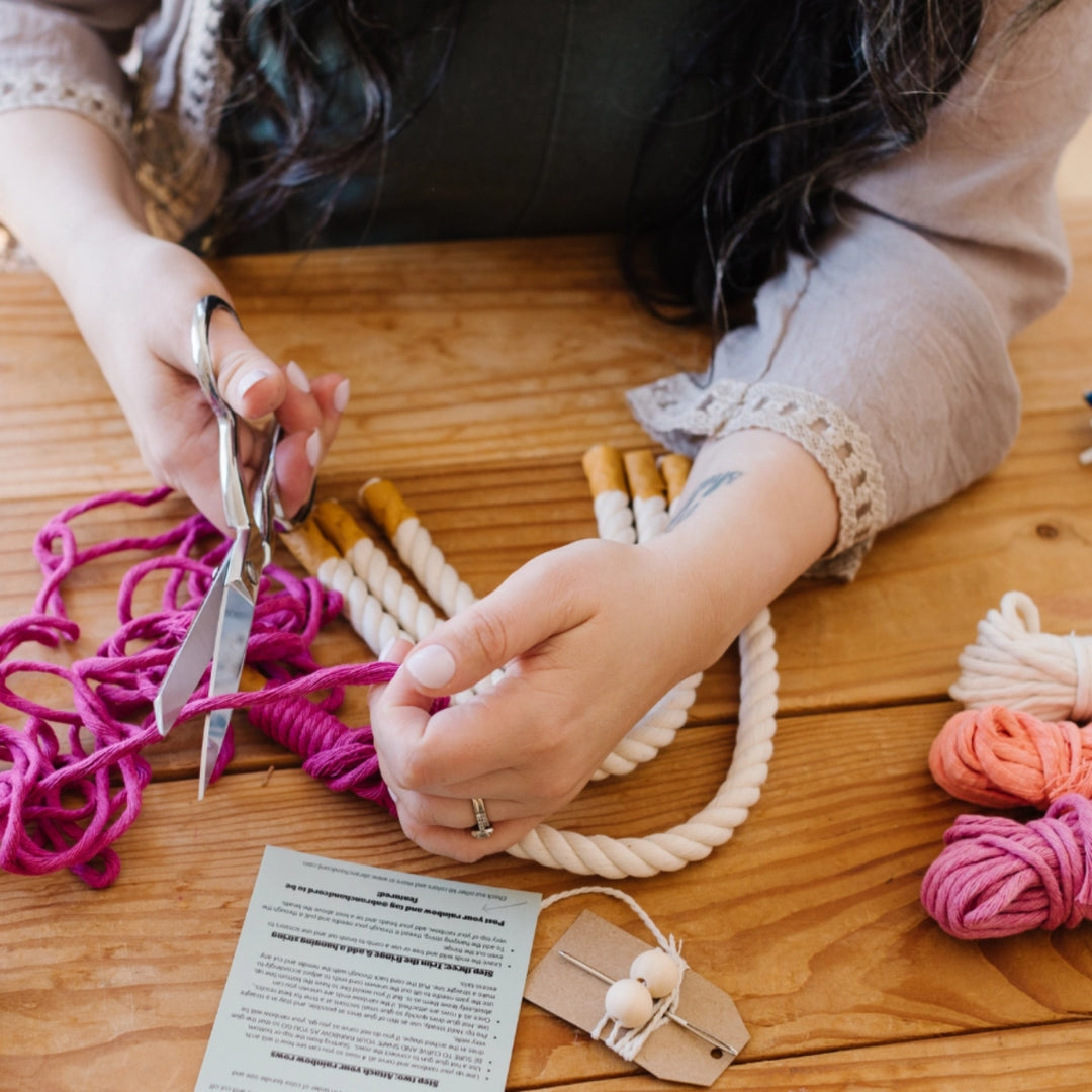 DIY Macrame Rainbow Kits
