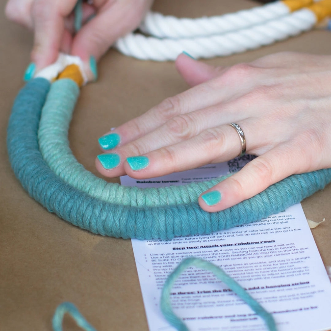 DIY Macrame Rainbow Kits