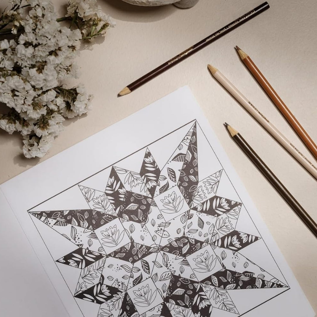 Modern Quilting Coloring Book