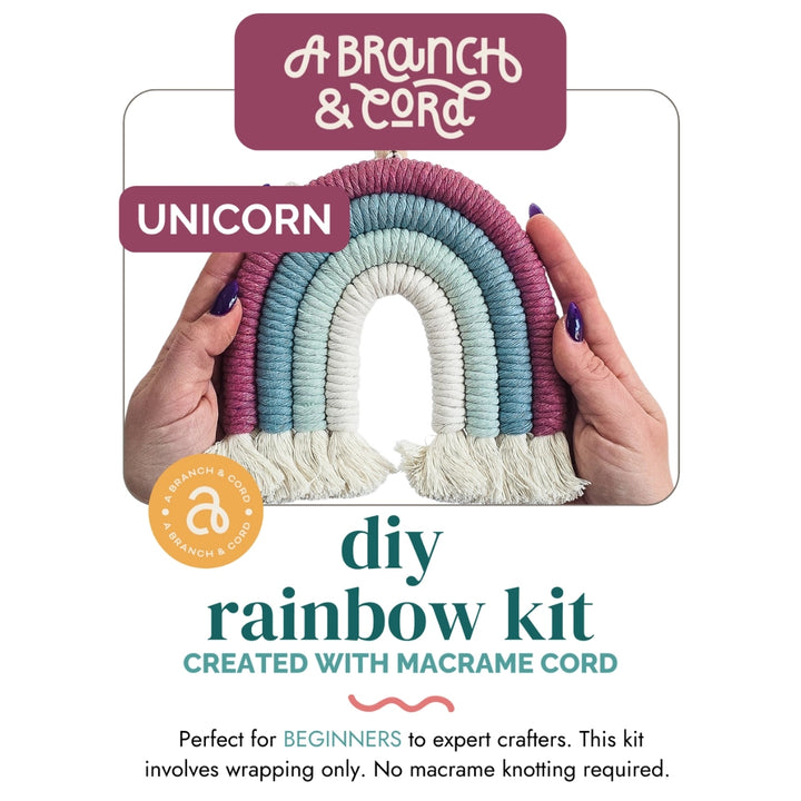 DIY Macrame Rainbow Kits
