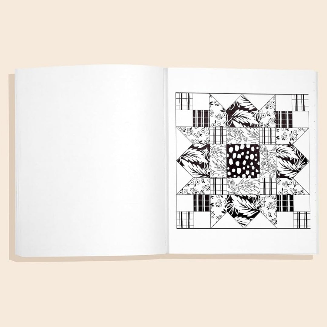 Modern Quilting Coloring Book