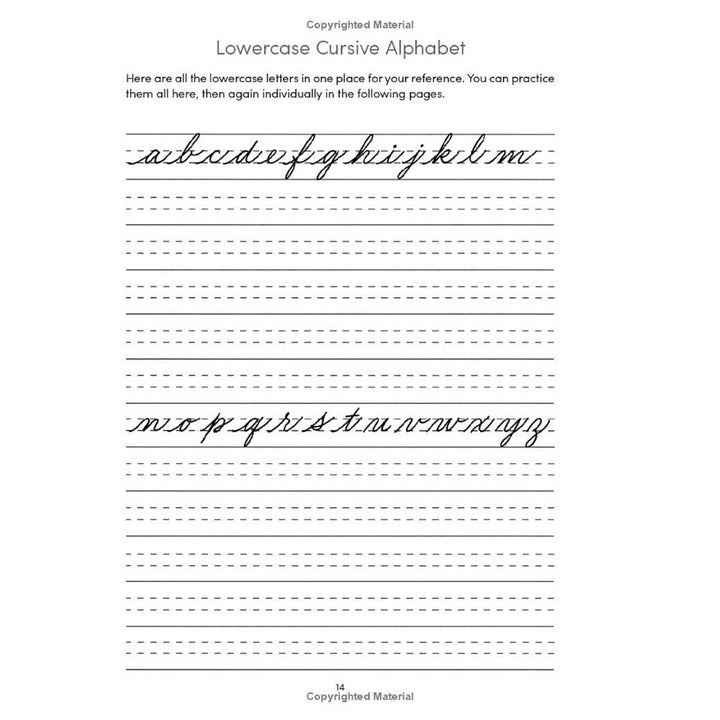 Lost Art of Handwriting Workbook
