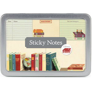 Library Books Sticky Notes