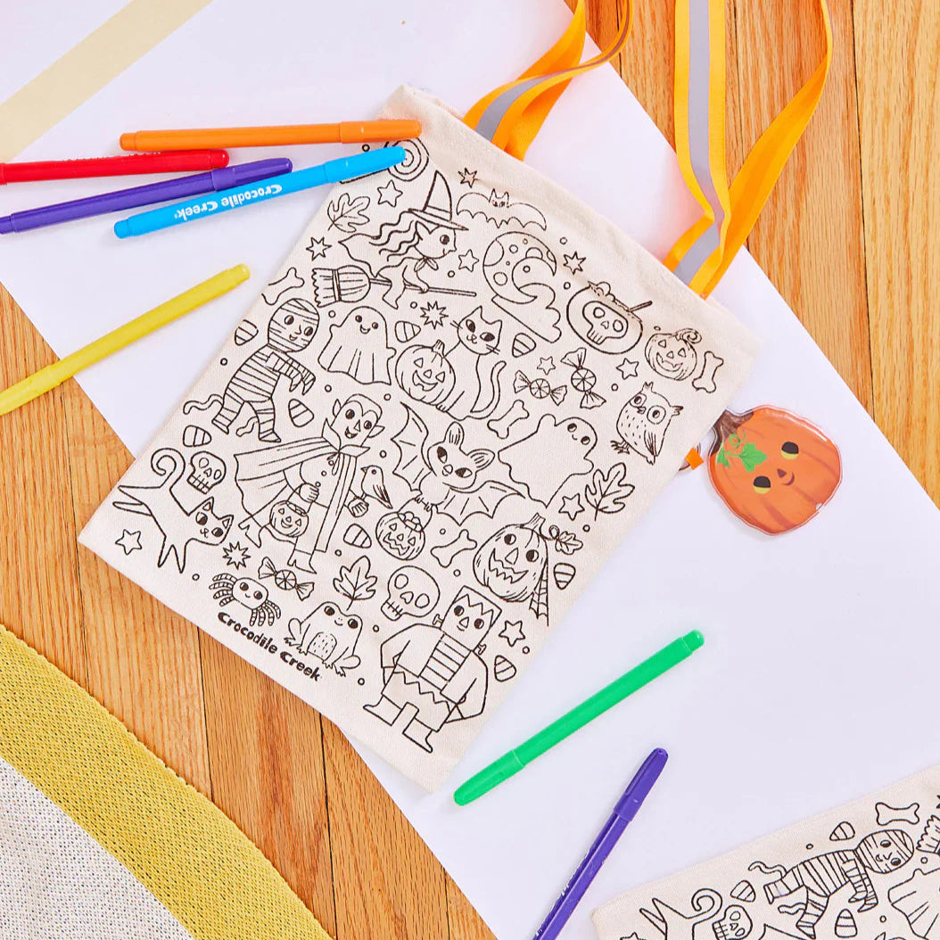 Color Your Own Halloween Bag