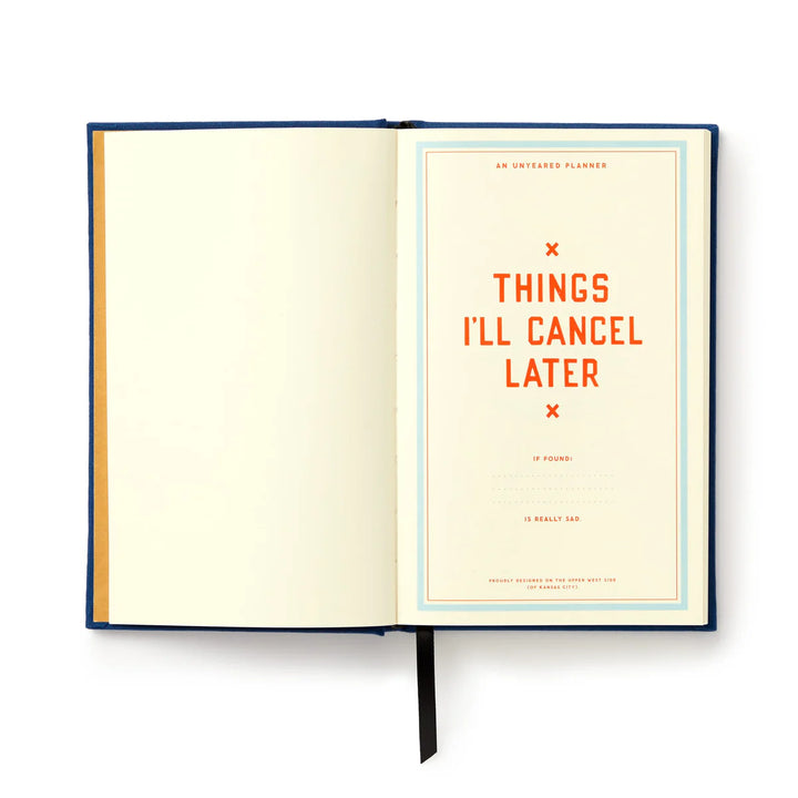 Things I'll Cancel Later Undated Mini Planner