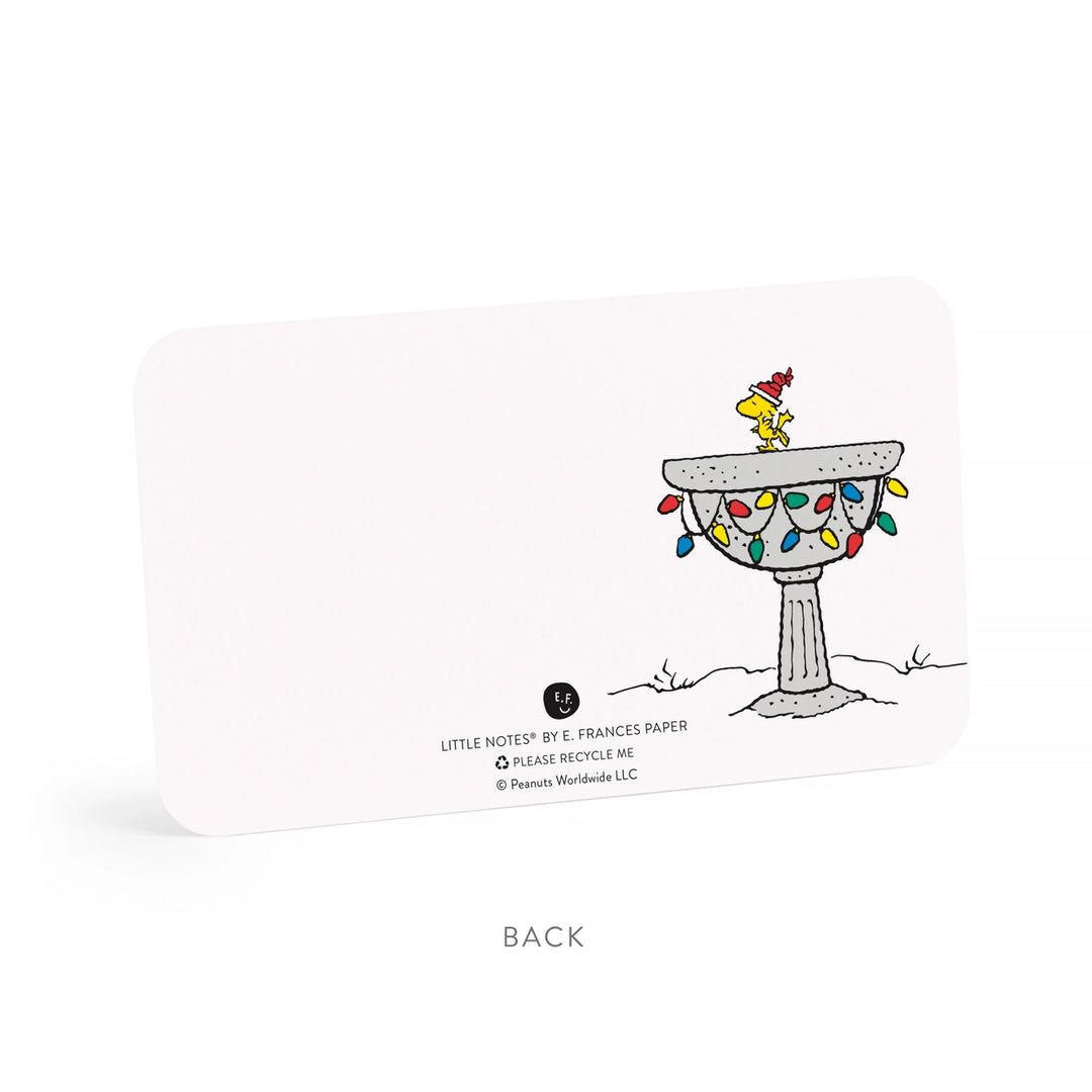 E. Frances X Peanuts - Snoopy Holiday Dog House Little Notes