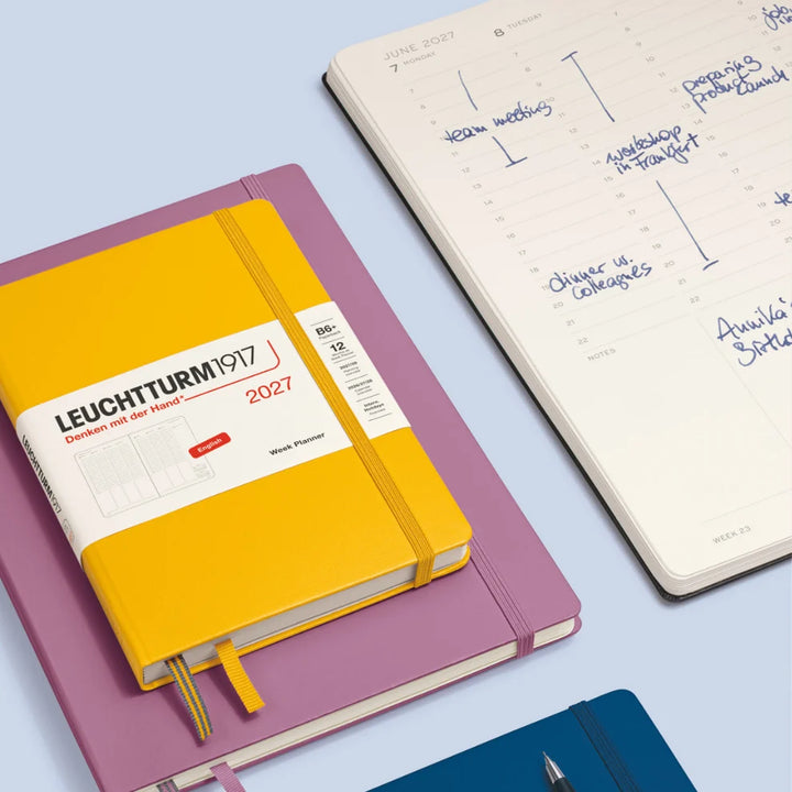 Leuchtturm Week Planner - A5 Hardcover (Jan-Dec 2027)