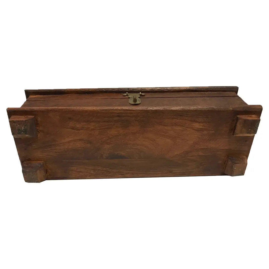 Distressed Wood Pen Box