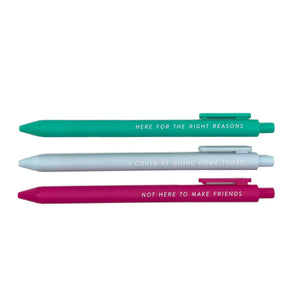 Reality TV Aficionados Pen Set