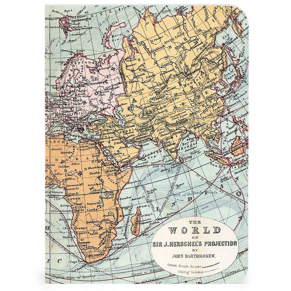 Mini Notebooks - Vintage Map
