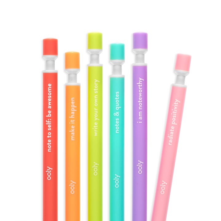 Noted! Graphite Mechanical Pencils (Set of 6)