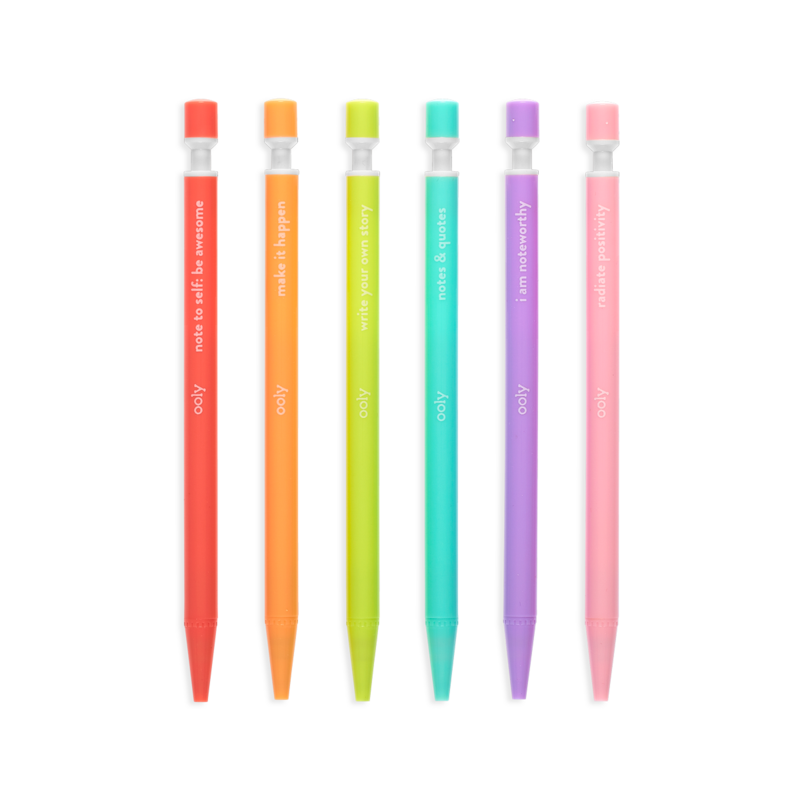 Noted! Graphite Mechanical Pencils (Set of 6)