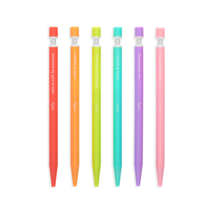 Noted! Graphite Mechanical Pencils (Set of 6)