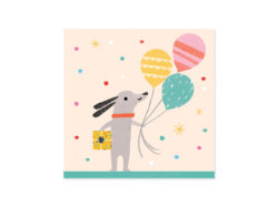 Dog and Cat Bike Ride Treasured Pop-up Card