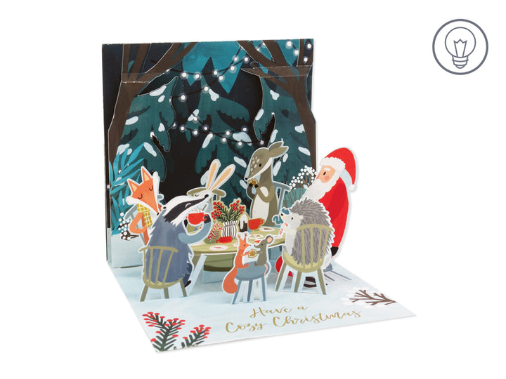 Christmas Gathering Treasures Pop-up Card