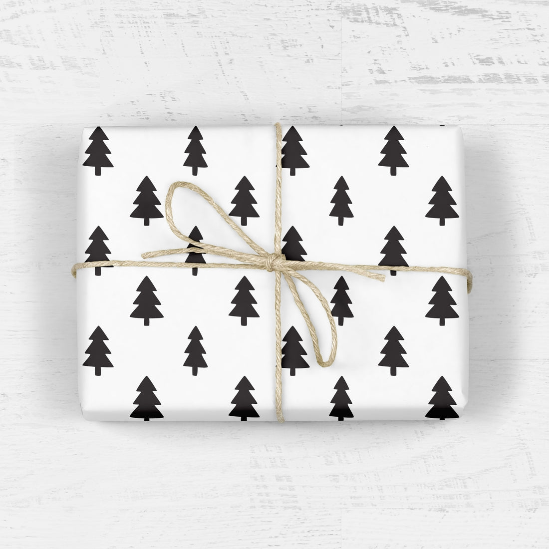 Christmas Trees Gift Wrap (Roll of 3 sheets)