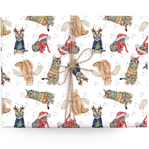Cats Holiday Gift Wrap (Roll)