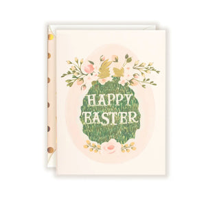 Happy Easter Floral Card