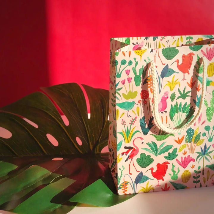Colorful Birds Gift Bag (Medium)