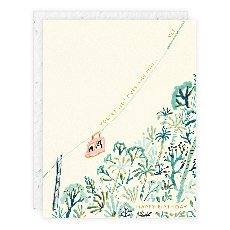 Over the Hill Card