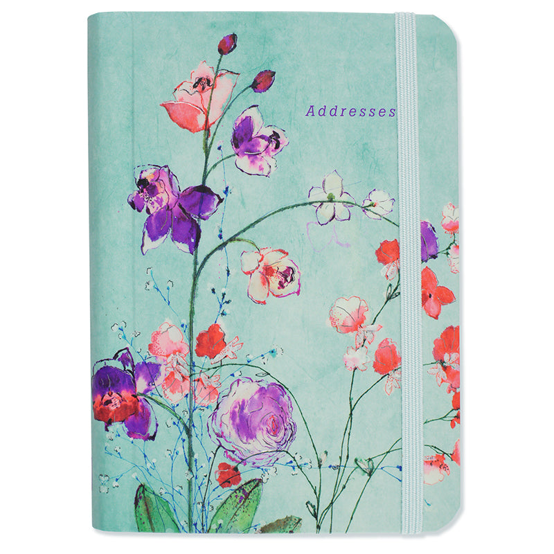 Fuchsia Blooms Address Book