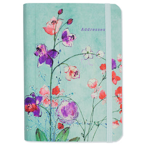 Fuchsia Blooms Address Book