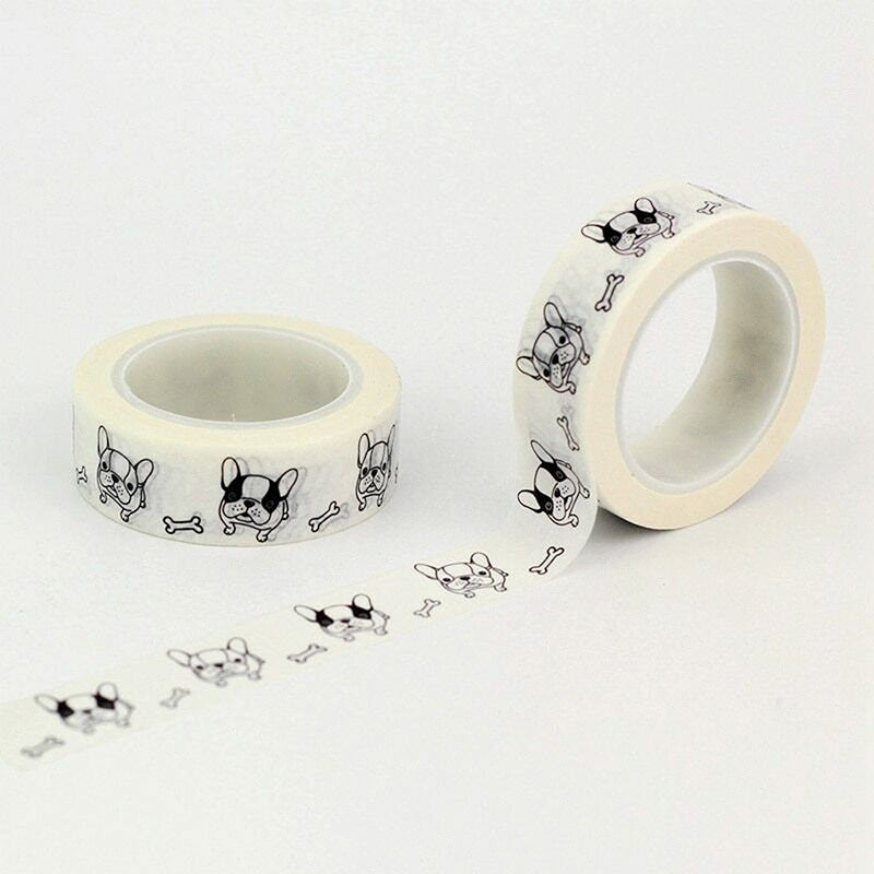 French Bulldog Washi Tape