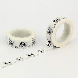 French Bulldog Washi Tape