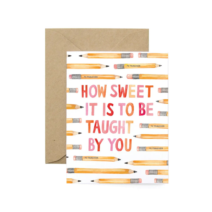 Teacher Appreciation Card