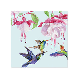 Hummingbirds Treasures Pop-up Card