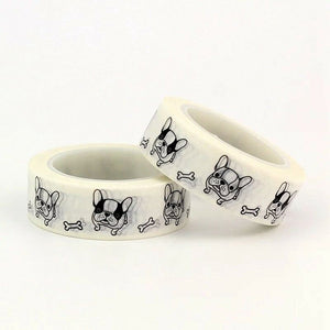 French Bulldog Washi Tape