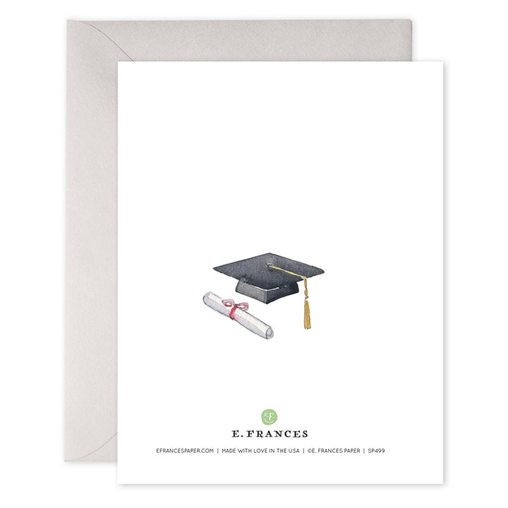 Grad Book Stack Card