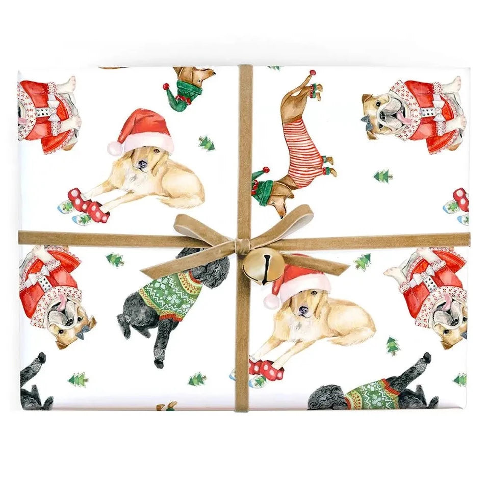 Holiday Dogs Gift Wrap (Roll)