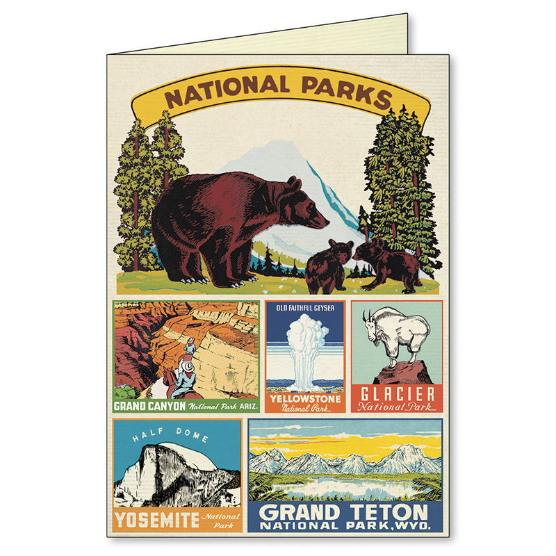 National Parks Assorted Note Cards (Set of 8)