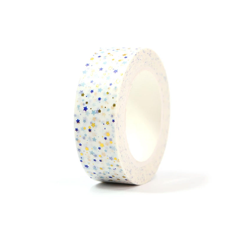Gold and Blue Stars Washi Tape