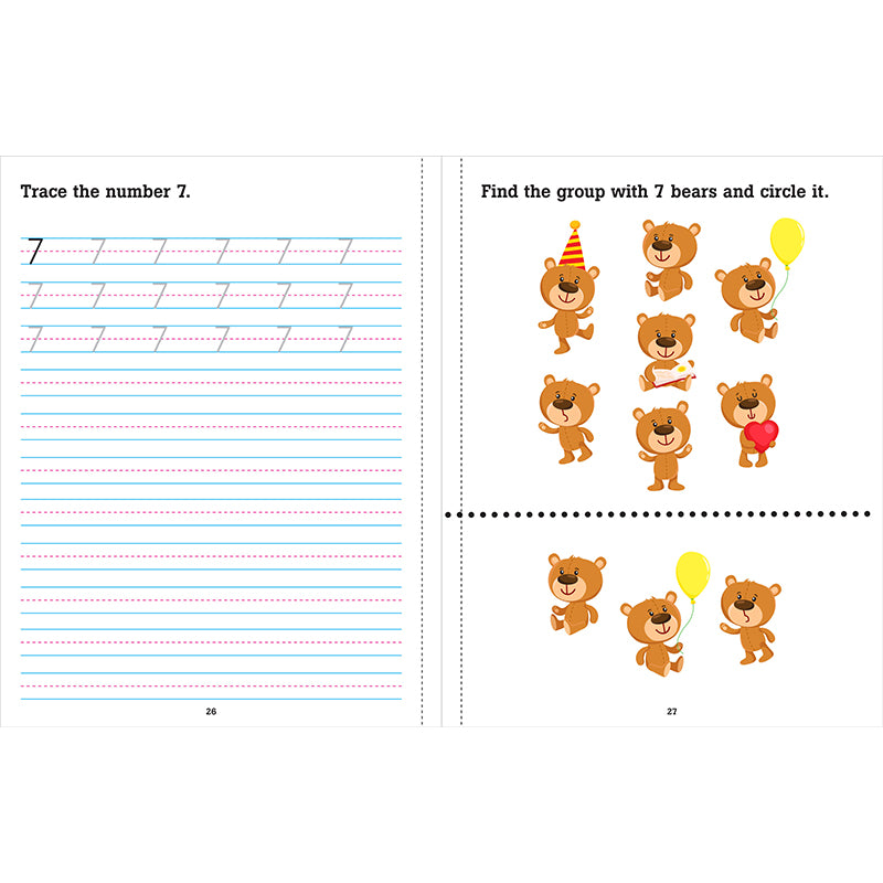 Preschool Math Workbook