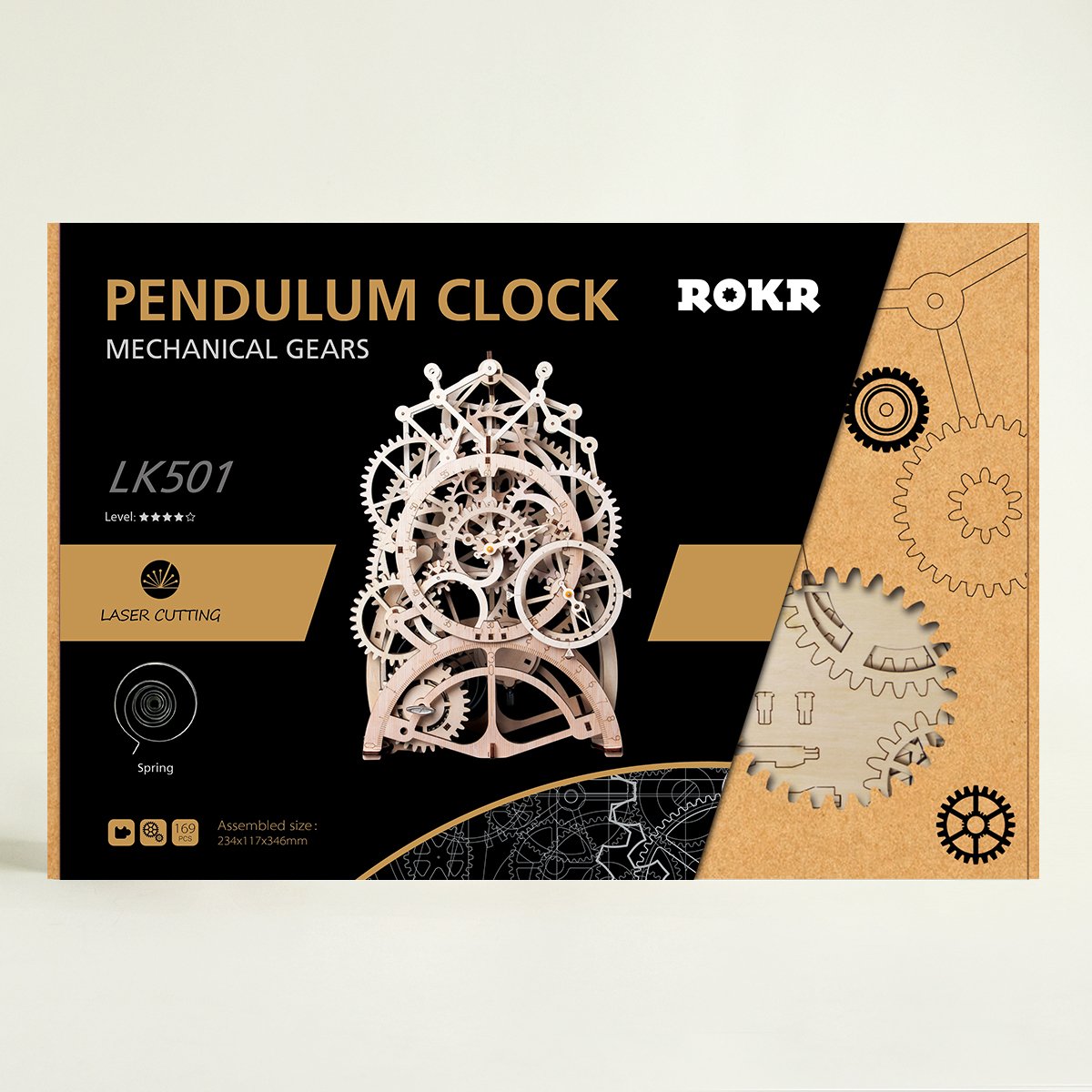 Mechanical Windup: Pendulum Clock DIY Puzzle