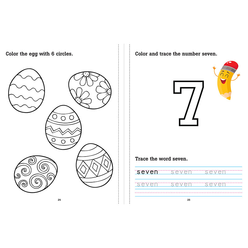 Preschool Math Workbook