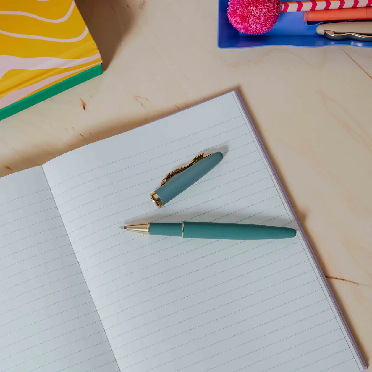 Wave Rollerball Pen - Green