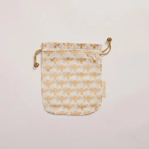 Fabric Gift Bag - Vanilla Bees
