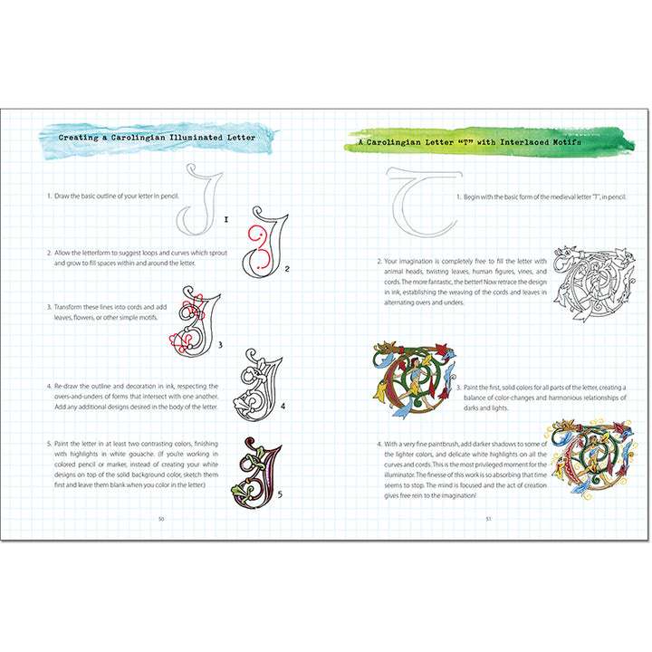 Illuminated Letters Sketchbook