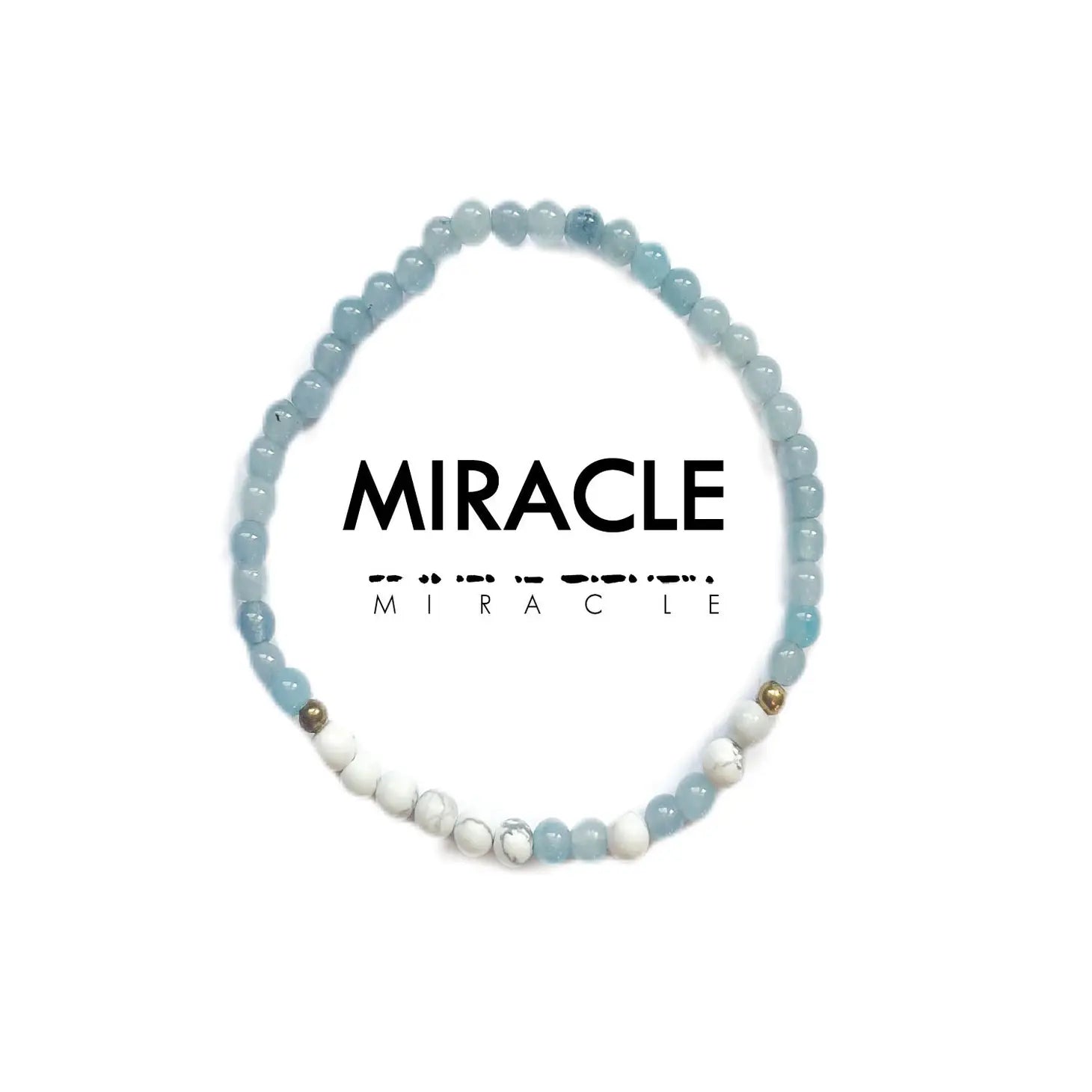 Morse Code Bracelet - Miracle