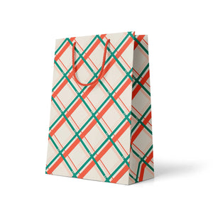 Holiday Plaid Gift Bag