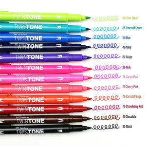 TwinTone Marker Set - Brights (12 Pack)