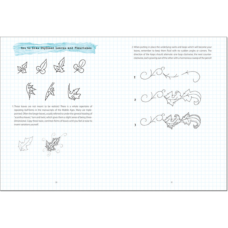 Illuminated Letters Sketchbook