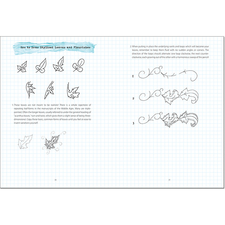 Illuminated Letters Sketchbook