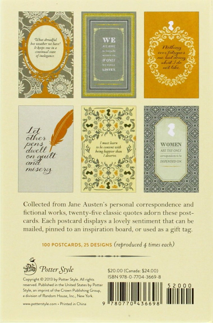 From the Desk of Jane Austen: 100 Postcards