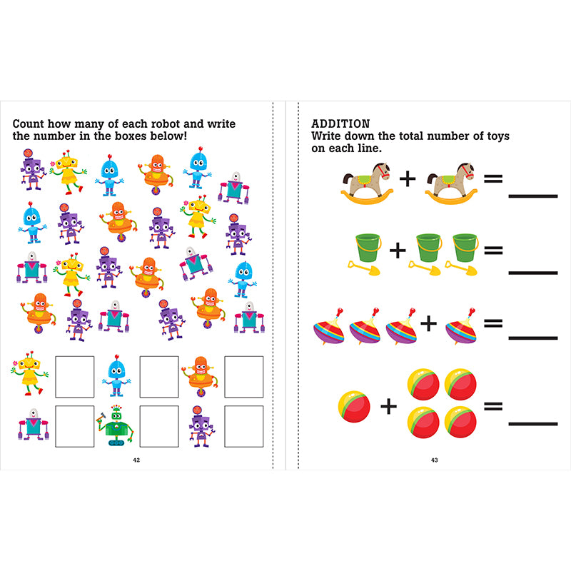 Preschool Math Workbook