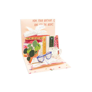 Literary Birthday Treasures Pop-up Card